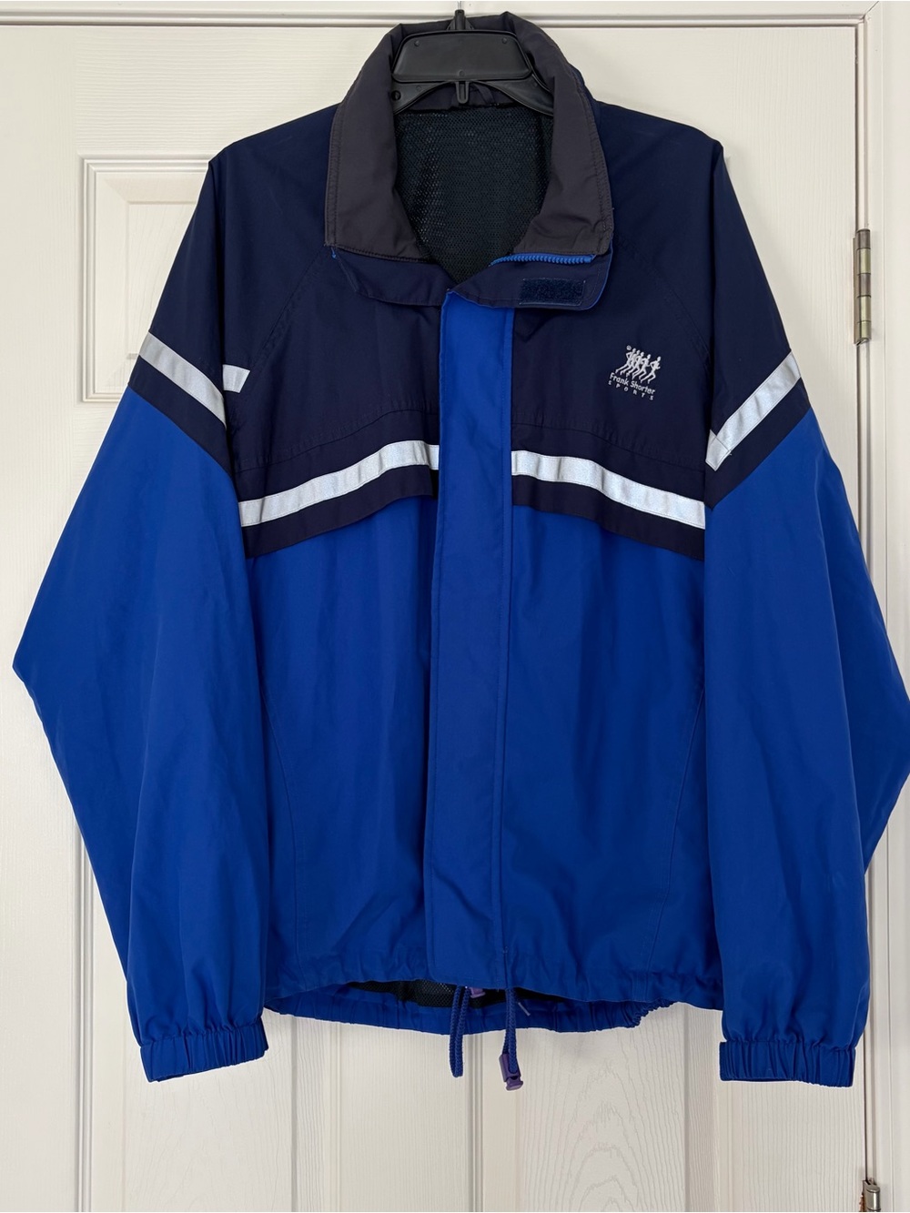 Men's Rare Vintage Blue Athletic Windbreaker Jacket